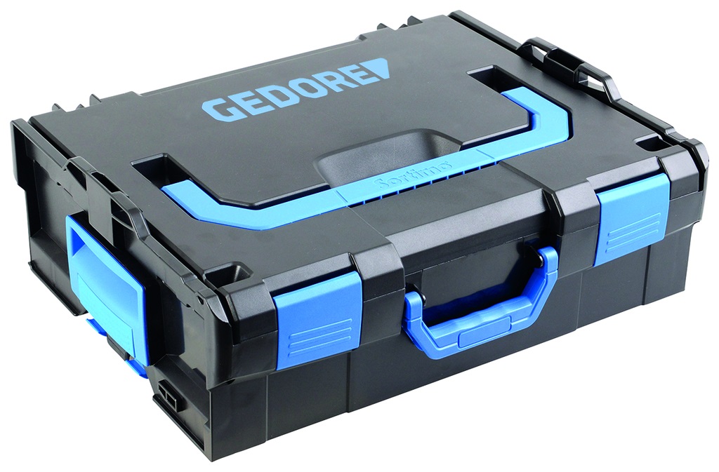 Gedore 1100-BASIC - Surtido professionale in cassa L-BOXX 136 con martello, pinza e utensili vari