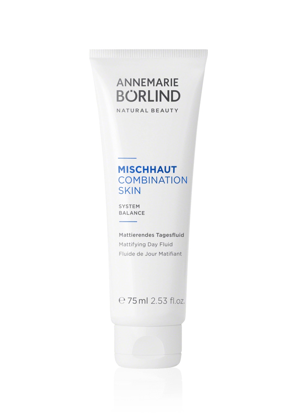 Annemarie Börlind Fluido Opacizzante da Giorno per Pelli Miste 75 ml - Idratazione Leggera e Base Trucco Vegan