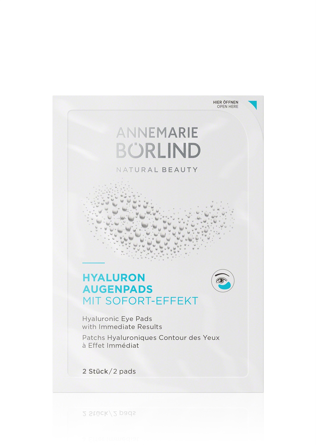 Annemarie Börlind Patch Occhi Idratanti 6 x 2 pz - Hyaluron Eye Pads Nutritivi e Rinfrescanti