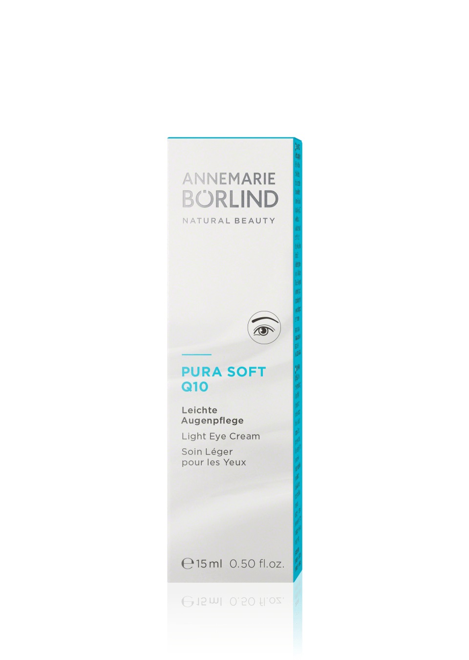 Annemarie Börlind Pura Soft Q10 Crema Contorno Occhi Idratante 15 ml - Antirughe con Coenzima Q10 e Vitamina A