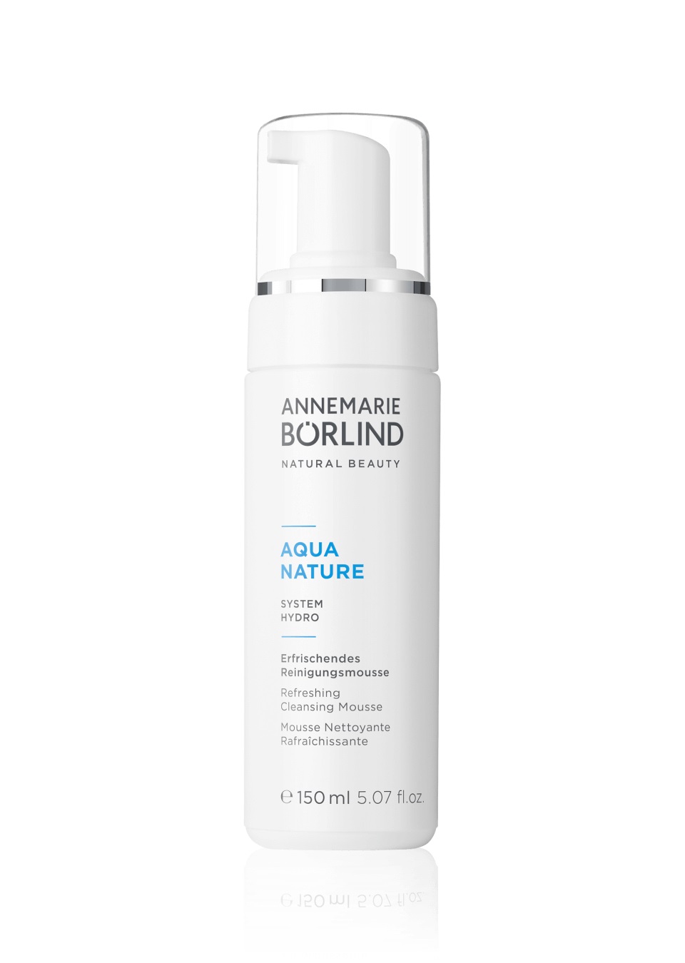 Annemarie Börlind Mousse Detergente Rinfrescante AquaNature 150 ml - Idrata e Rinfresca per Pelli Bisognose
