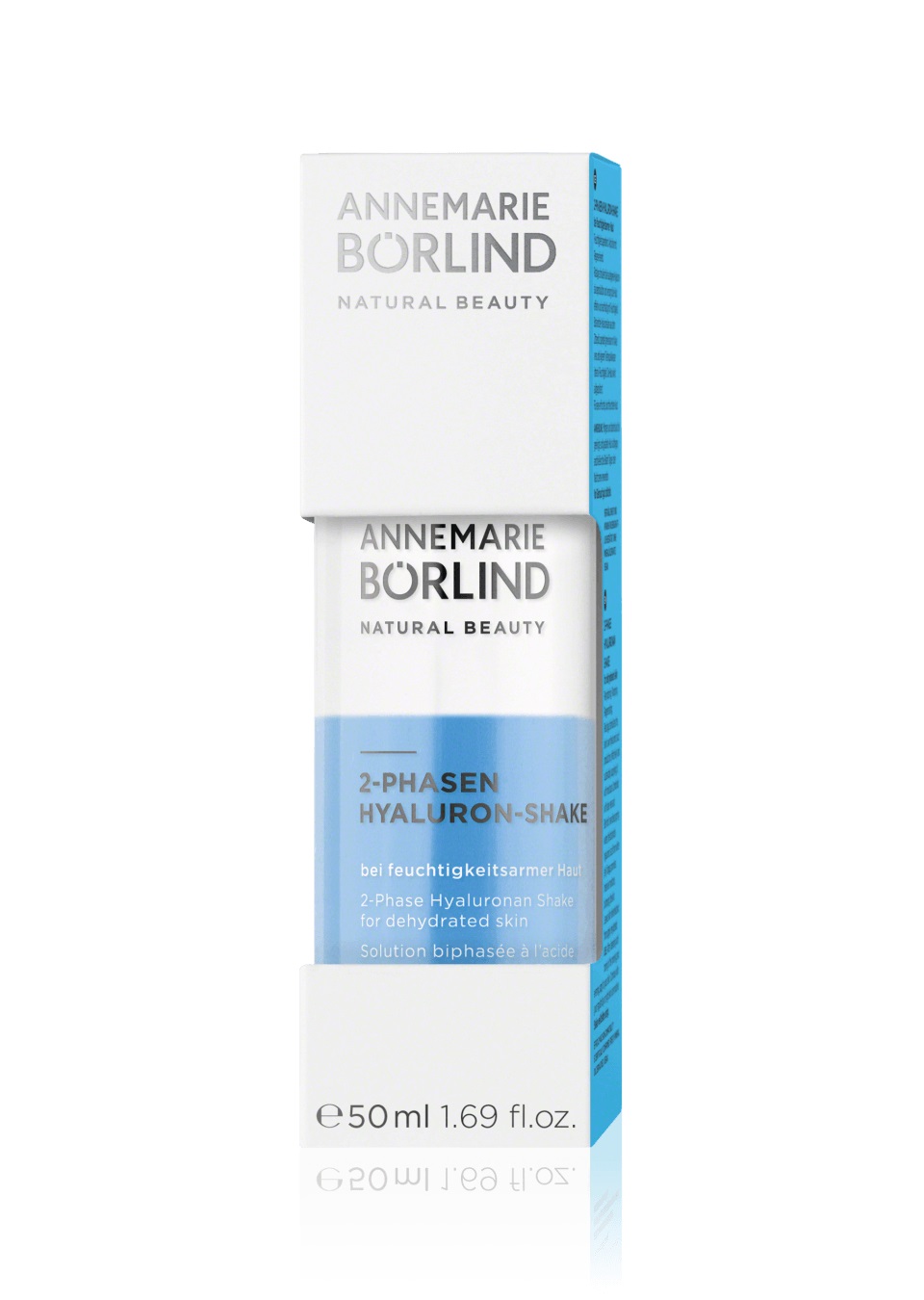 Annemarie Börlind 2 Phasen Hyaluron Shake - Siero Idratante Intensivo 50 ml per Pelle Secca e Disidratata