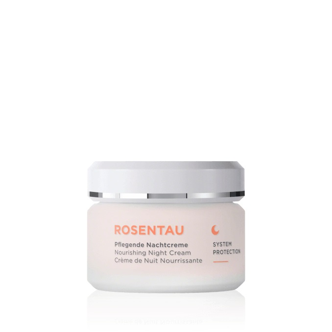Annemarie Börlind Rosentau Crema Notte Nutriente 50 ml - Trattamento Anti-Età per Pelli Mature