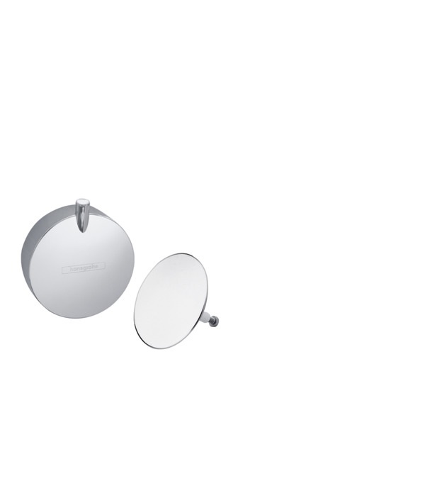 Hansgrohe Flexaplus Set Esterno Argento - Adatto per Vasche Normali e Speciali, Durevole e Facile da Installare