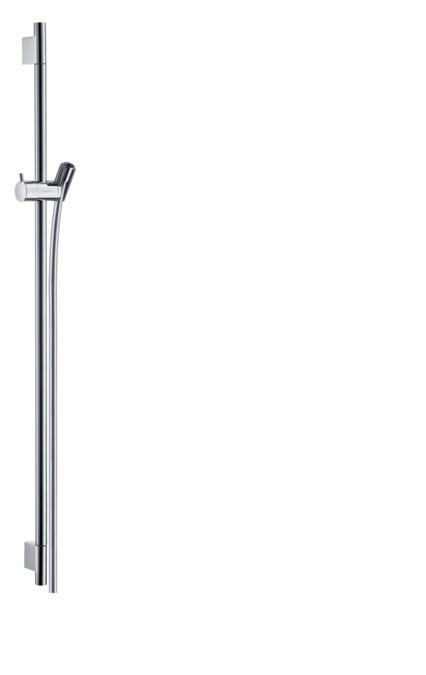 Hansgrohe Unica S Puro Asta Doccia 90 cm con Flessibile, Cromo, Ottone Cromato