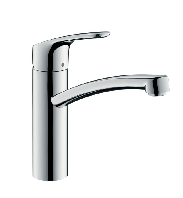 Hansgrohe Focus M41 Miscelatore Cucina Monocomando in Acciaio Inox - Tecnologia QuickClean e AirPower, ComfortZone 160 mm, Rotazione 360°