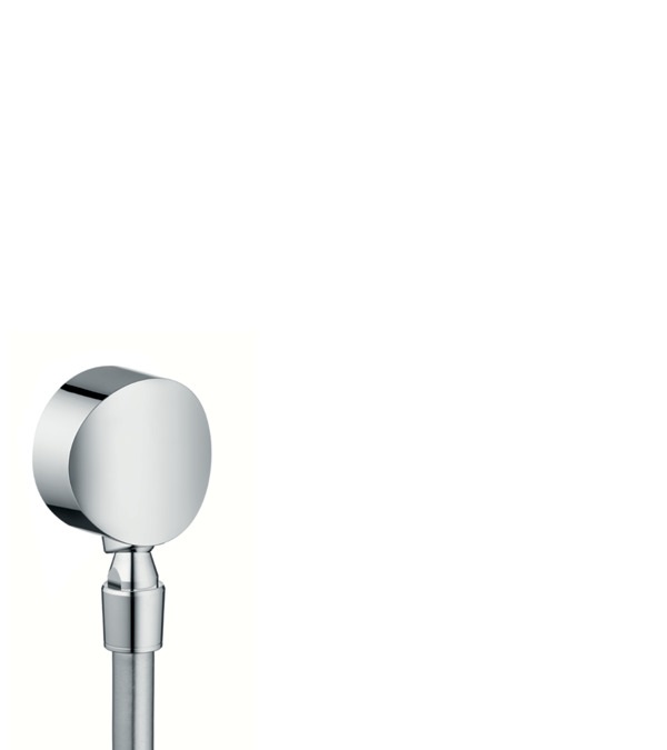 Hansgrohe FixFit Uscita a muro S con valvola antiriflusso e giunto snodato, cromo, 27506000