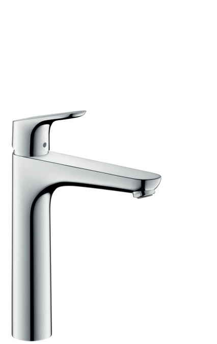 Hansgrohe Focus 190 Miscelatore Monocomando per Lavabo in Cromo con Tecnologia AirPower e QuickClean