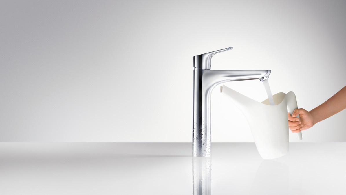 Hansgrohe Focus 190 Miscelatore Monocomando per Lavabo in Cromo con Tecnologia AirPower e QuickClean