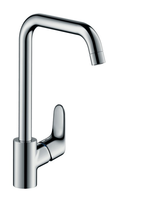Hansgrohe Focus M41 Miscelatore da Cucina Monocomando Cromo 260 mm con Bocca Girevole e ComfortZone
