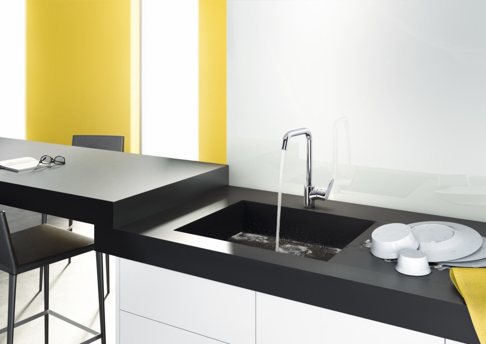 Hansgrohe Focus M41 Miscelatore Monocomando da Cucina in Acciaio Inox - 31820800, Bocca Orientabile, ComfortZone 260