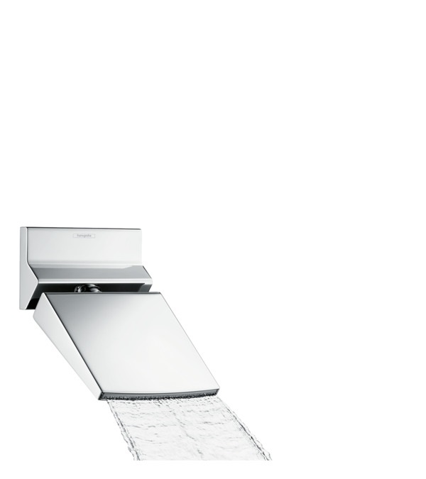 Hansgrohe Raindance Rainfall Soffione Doccia Quadrato 153 mm Cromo con Getto a Cascata e Funzione Anticalcare