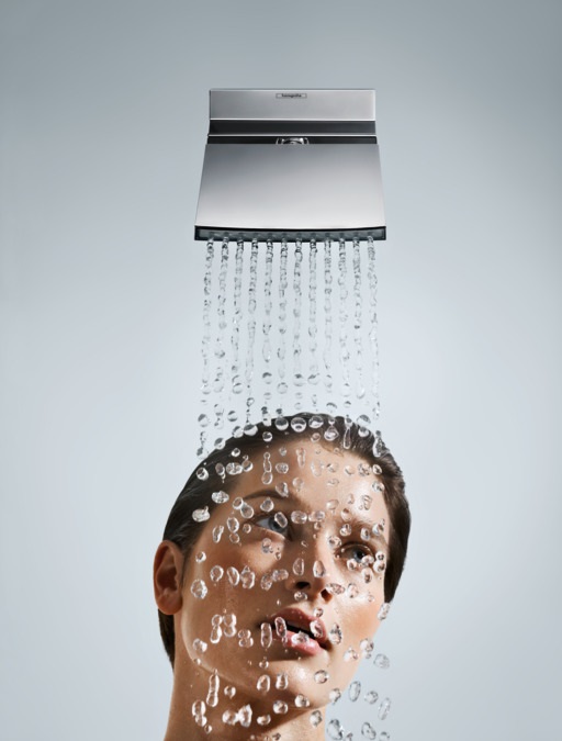 Hansgrohe Raindance Rainfall Soffione Doccia Fisso Cromo 150mm con Getto RainStream e Angolo Regolabile