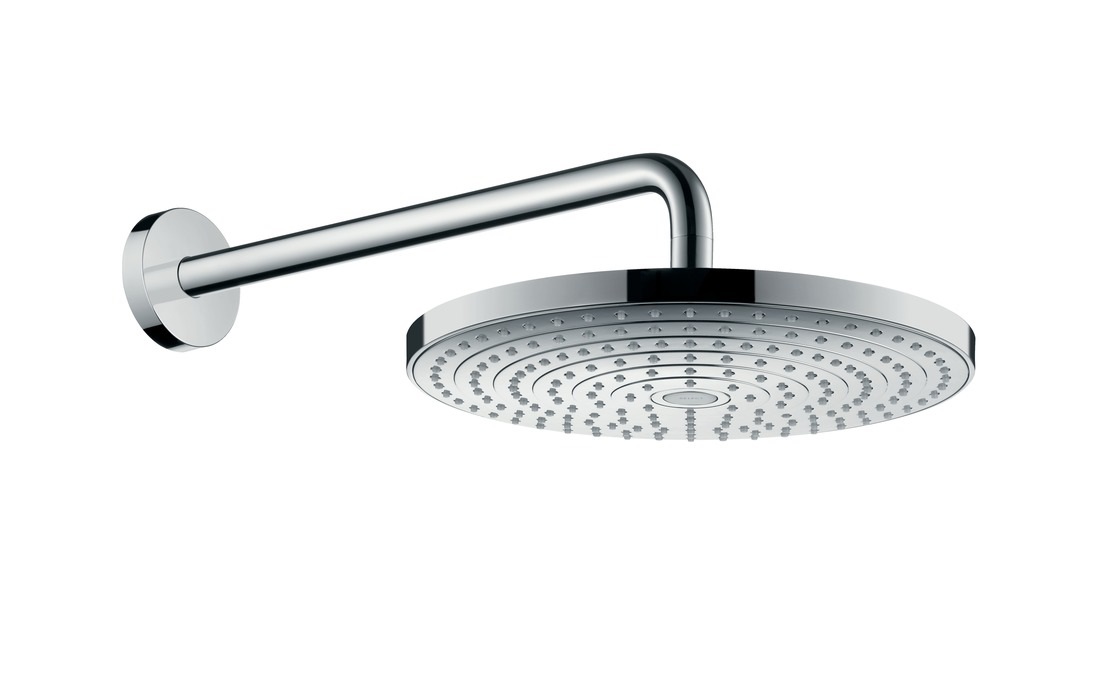 Hansgrohe Raindance Select S 300 Soffione Doccia Fisso Cromo con 2 Getti (Rain e RainAir) e Braccio Doccia