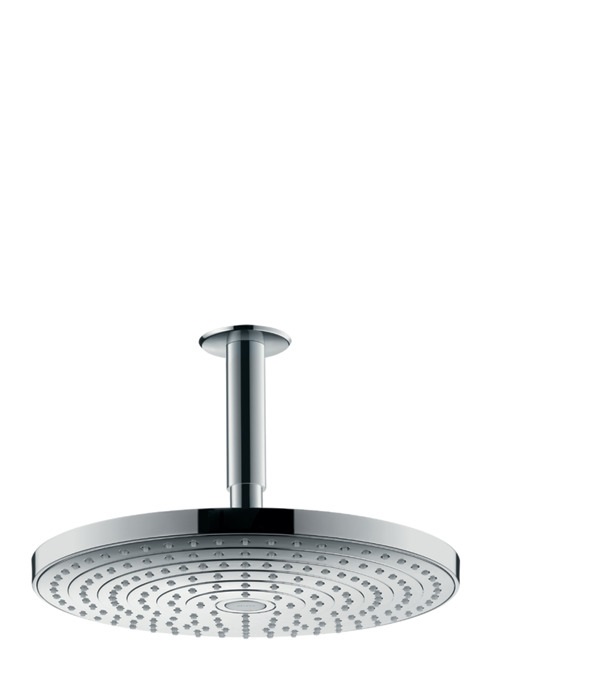 Hansgrohe Raindance Select S Soffione Doccia 300 mm Cromo - 2 Getti Rain e RainAir, Tecnologia QuickClean