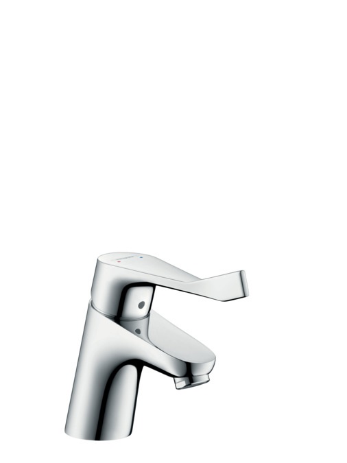 Hansgrohe Focus 31910000 Miscelatore Monocomando per Lavabo Cromo con Maniglia Extra Lunga e Getto Laminare