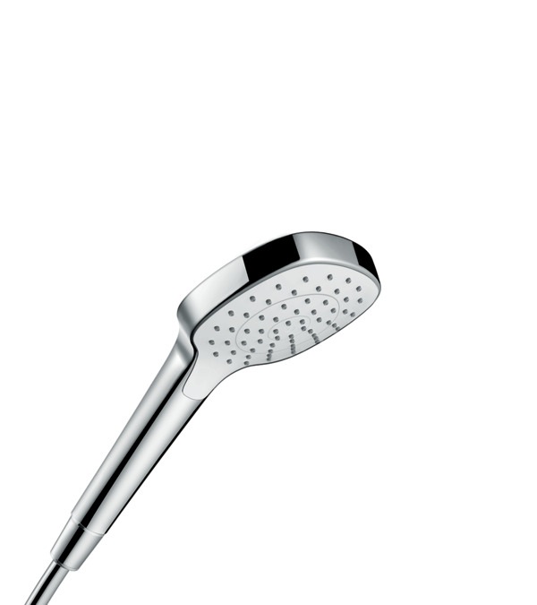 Hansgrohe Croma Select E Doccetta con Getto Rain, EcoSmart 9 l/min, Bianco/Cromo, Cod. 26815400