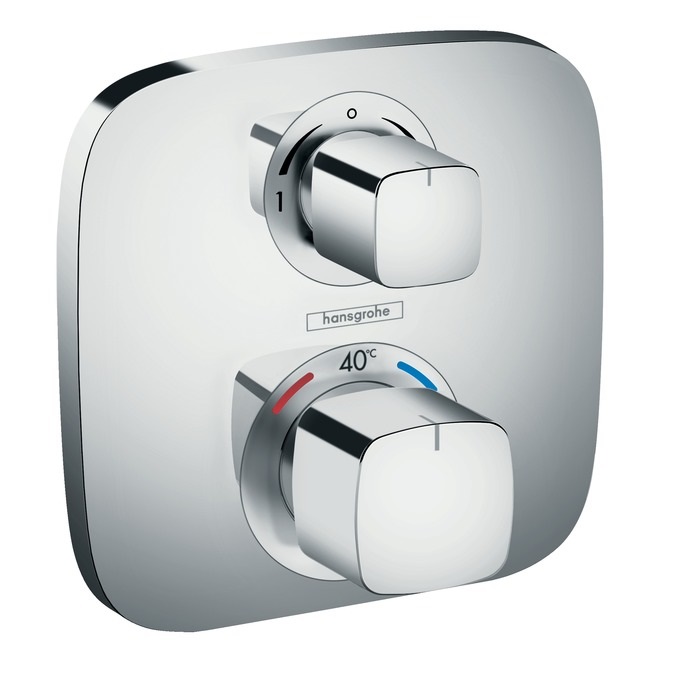 Hansgrohe Ecostat E Miscelatore Termostatico Incasso per 2 Utenze in Cromo con Blocco di Sicurezza a 40°C