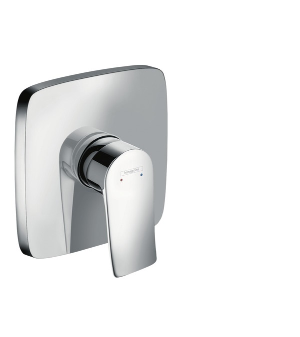 Hansgrohe Metris Miscelatore Monocomando a Parete Cromo 31456000 - Portata 32 l/min, Limitatore di Temperatura Regolabile