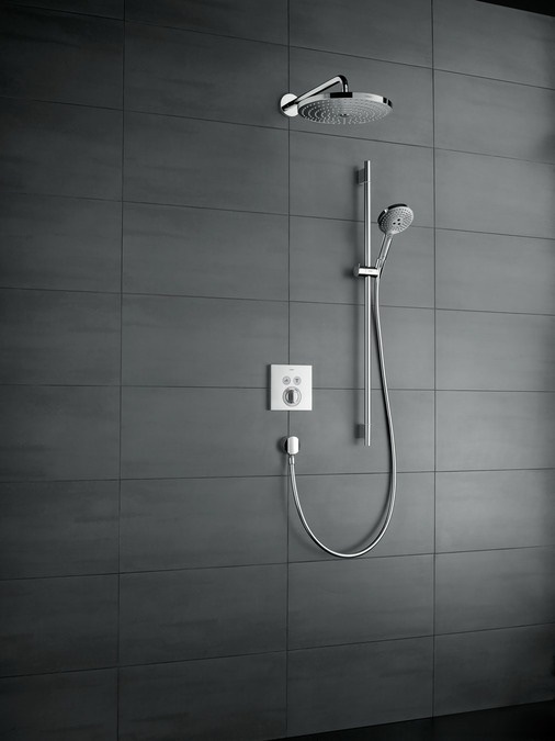 Hansgrohe ShowerSelect Miscelatore Termostatico a Parete Cromo 15768000 con 2 Utenze e Controllo Temperatura