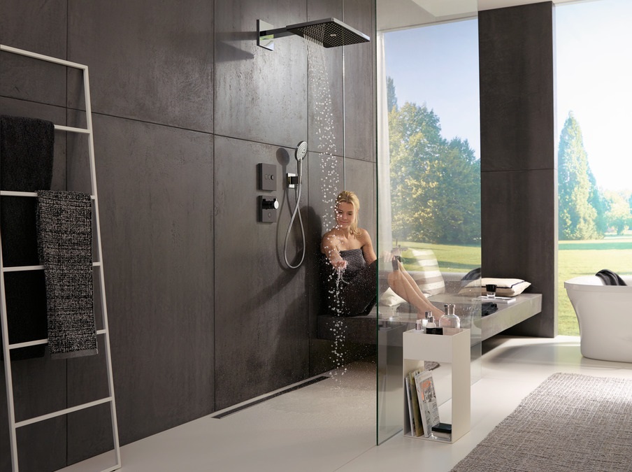 Hansgrohe Raindance Select S Set Doccia 120 mm Cromo con Flessibile 160 cm, 3 Getti (Rain, RainAir, Whirl), Tecnologia QuickClean e Select