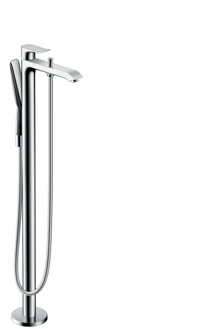 Hansgrohe Metris Miscelatore Monocomando Vasca a Pavimento Cromo 31471000 - Funzioni Doccia e Erogazione