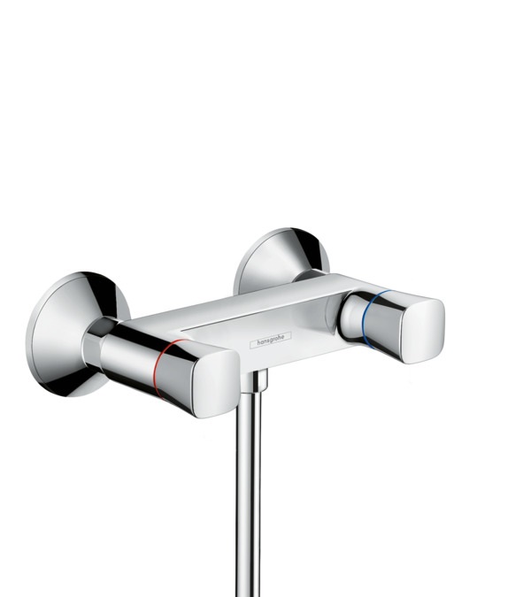 Hansgrohe Logis Miscelatore Manuale per Doccia Cromato 71263000 a Due Maniglie con Valvole Ceramiche e Portata 17 l/min