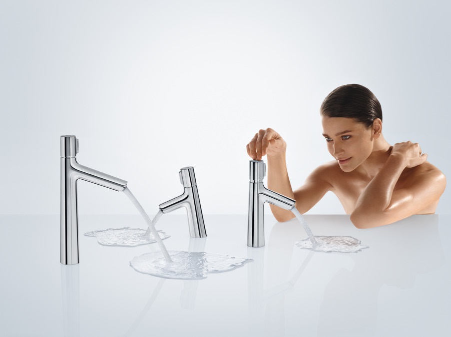 Hansgrohe Talis Select S Miscelatore Lavabo Monocomando Cromo 100 con Saltarello - Altezza 22 cm