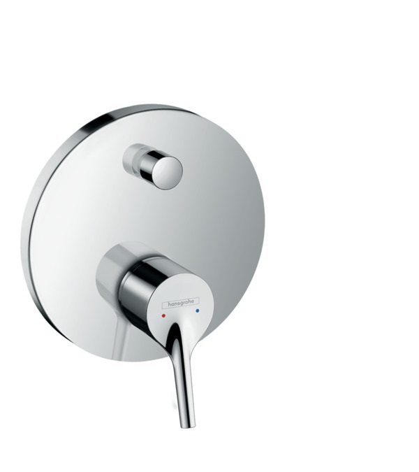 Hansgrohe Talis S Miscelatore Monocomando Vasca ad Incasso Cromo 72405000 - Comfort per 2 Utenze con Regolazione Temperatura