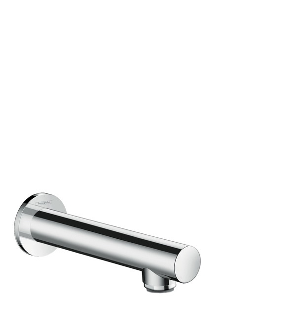 Hansgrohe Talis S Bocca di Erogazione a Parete Cromo 72410000 - Lunghezza 175 mm, Silenzatore, Valvola Antiriflusso
