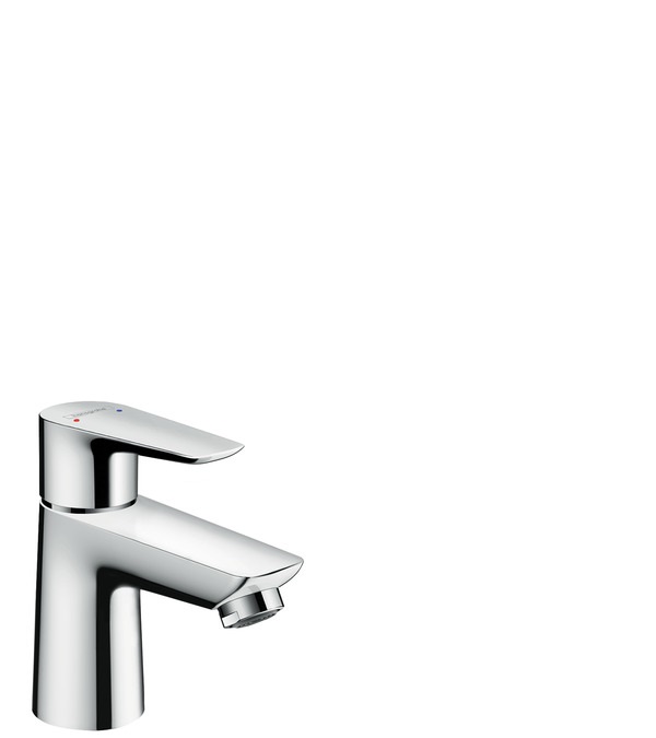 Hansgrohe Talis E Miscelatore Monocomando per Lavabo 80 con Push-Open - Cromo, 71701000