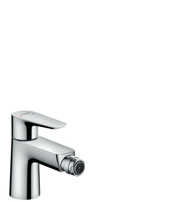 Hansgrohe Talis E Rubinetto per Bidet Monocomando Cromo - 71720000, Altezza Bocca 78 mm, Sistema di Scarico a Tirante