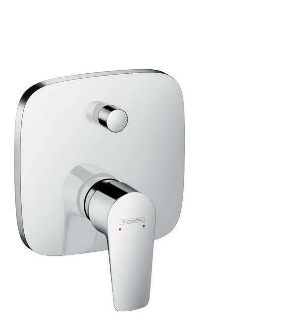 Hansgrohe Talis E Miscelatore Monocomando Vasca Doccia ad Incasso Cromo 71745000 con Deviatore e Ripristino Automatico