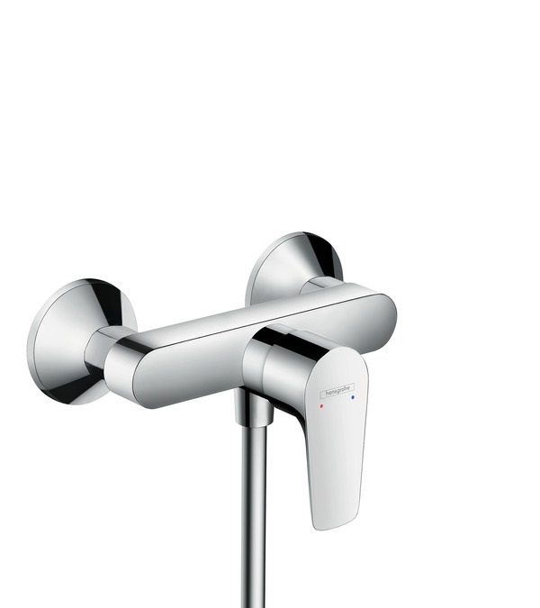 Hansgrohe Talis E - Rubinetto per Doccia Esterno Monocomando in Cromo, Cod. 71760000, Portata 22 l/min