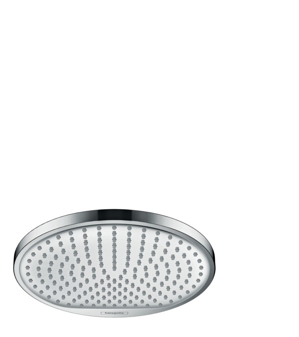 Hansgrohe Crometta S Soffione Doccia 240 mm con Getto Rain, Montaggio a Parete/Soffitto e Funzione Anticalcare