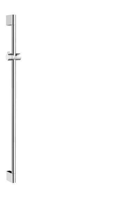 Hansgrohe Unica'Croma Asta Doccia Senza Flessibile in Argento, Larghezza 22 mm, Materiale Ottone, Supporto Parete Cromato