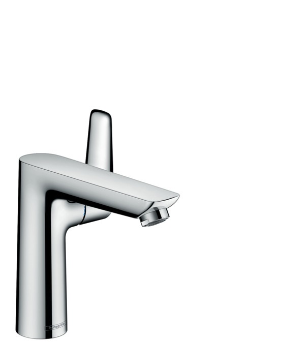 Hansgrohe Talis E Miscelatore Monocomando Lavabo 150 con Saltarello, Cromo, 71754000 - EcoSmart, AirPower, QuickClean