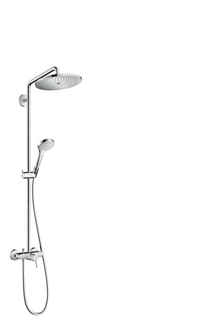 Hansgrohe Croma Select S 280 Colonna doccia a parete con soffione RainAir e miscelatore monocomando - cromo