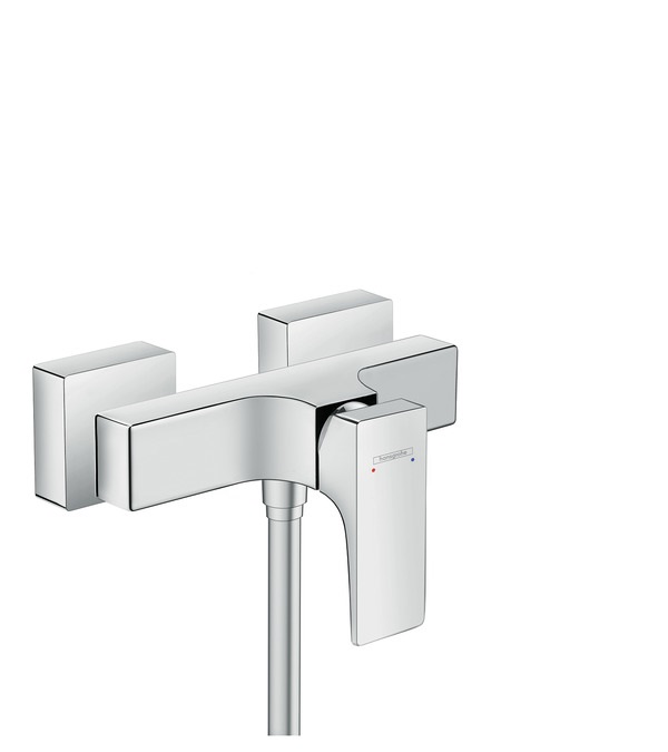 Hansgrohe Metropol Miscelatore Monocomando a Parete Cromo con Maniglia a Leva, 32560000