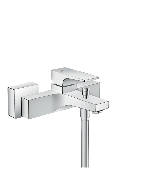 Hansgrohe Metropol Miscelatore Monocomando a Parete in Cromo - 32540000 con Tecnologia QuickClean e AirPower
