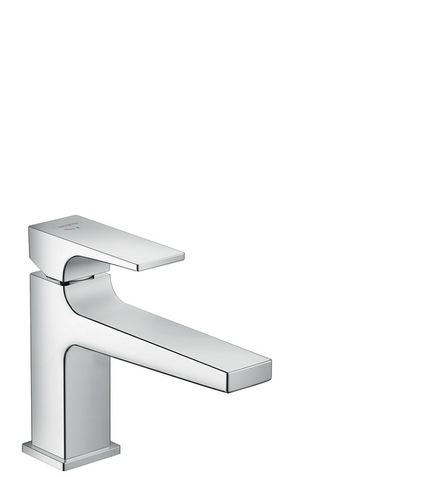 Hansgrohe Metropol Miscelatore Monocomando Lavabo 100 CoolStart Cromo con Maniglia a Leva e Push-Open, Cod. 32503000