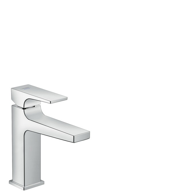 Hansgrohe Metropol Miscelatore Monocomando Lavabo 100 Cromo con Maniglia a Leva per Acqua Fredda - EcoSmart