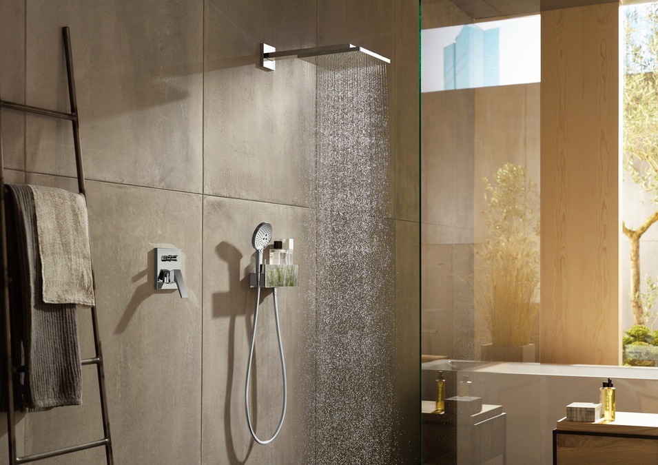 Hansgrohe Metropol Miscelatore Monocomando Vasca ad Incasso con Maniglia a Leva, Cromo, 32545000 - Silenzioso e con Ripristino Automatico