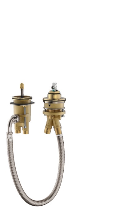 Hansgrohe 13159180 Corpo Incasso per Miscelatore a 2 Utenze per Bordo Vasca con Accessori Inclusi