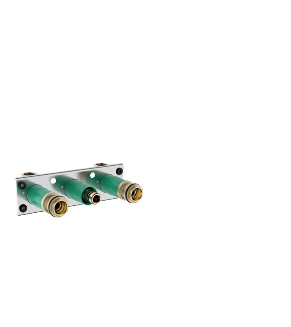 Hansgrohe Corpo Incasso per Termostatico ShowerTablet 600 Universal - Montaggio Insonorizzato per 2 Uscite