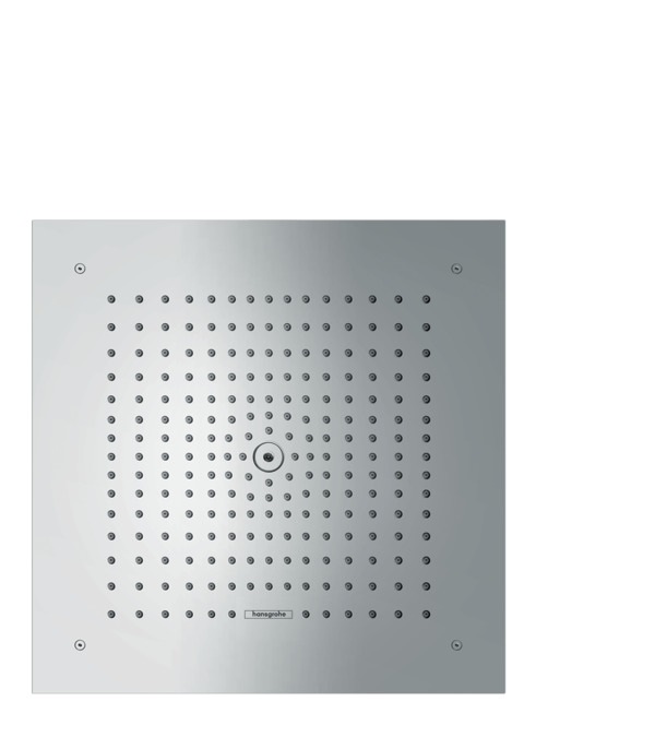 Hansgrohe Raindance E Soffione Doccia 400x400 mm Cromo - Getto RainAir, Tecnologia QuickClean e AirPower