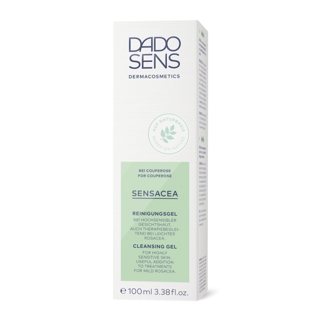 DADO SENS SENSACEA Gel Detergente 100 ml - Delicato, Idratante e Lenitivo per Pelli Sensibili con Rosacea