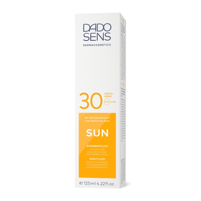 Dado Sens SUN 30 Fluido Solare Protettivo Viso e Corpo 125ml con SymUrbanTM e Ectoin