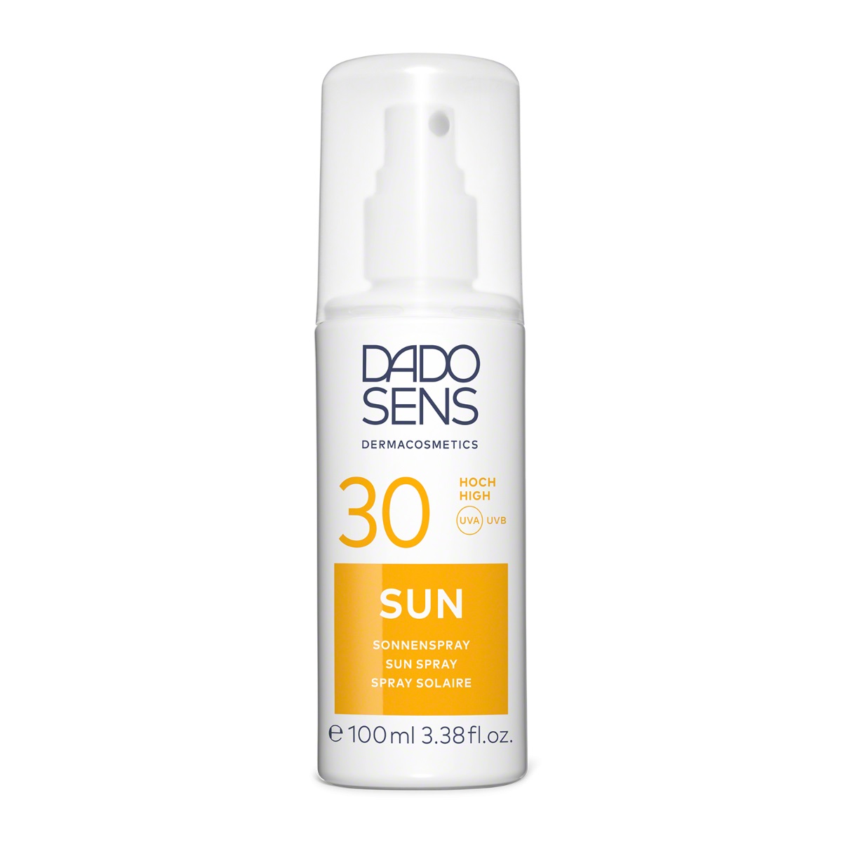 Dado Sens Sun Spray Solare SPF 30 - 100 ml, Resistente all'Acqua con SymUrban™ e Ectoin