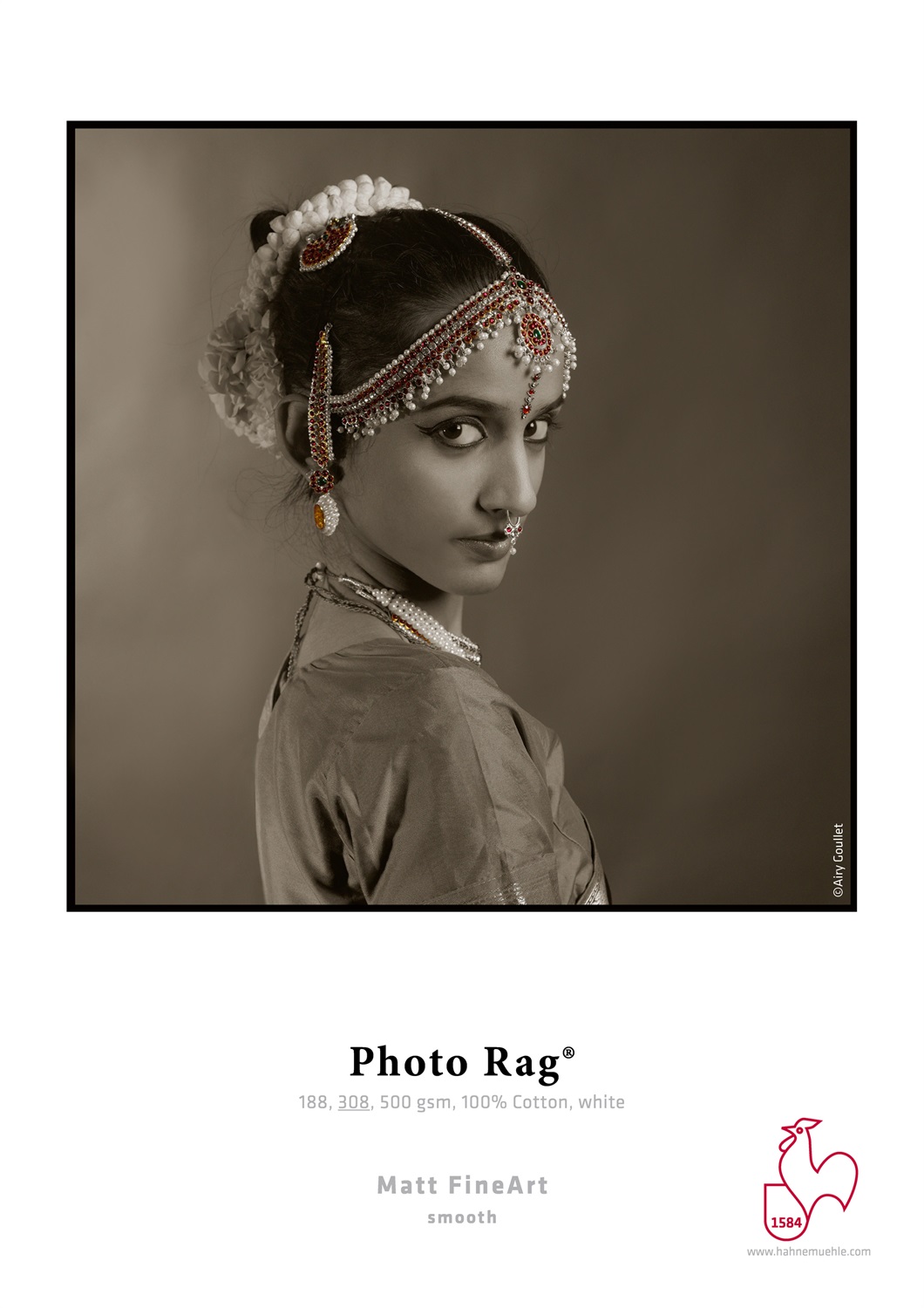 Hahnemühle Photo Rag A4, 308 g/m², Opaco, Confezione da 25 fogli in Cotone per Stampe FineArt
